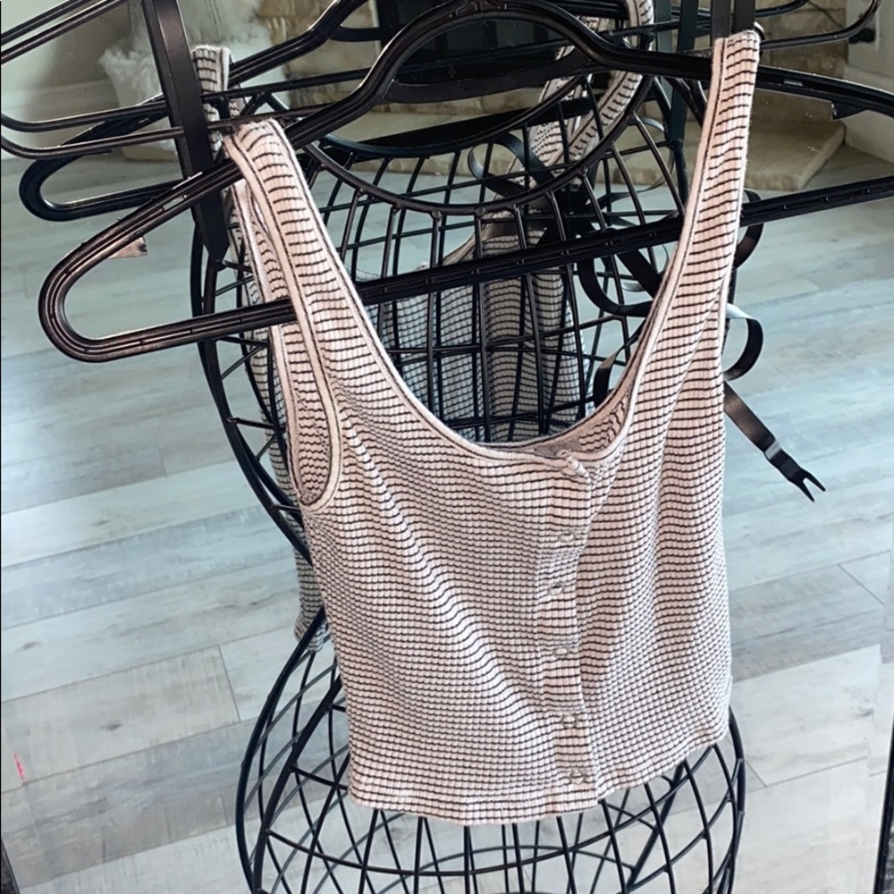 Black & White Tank Top